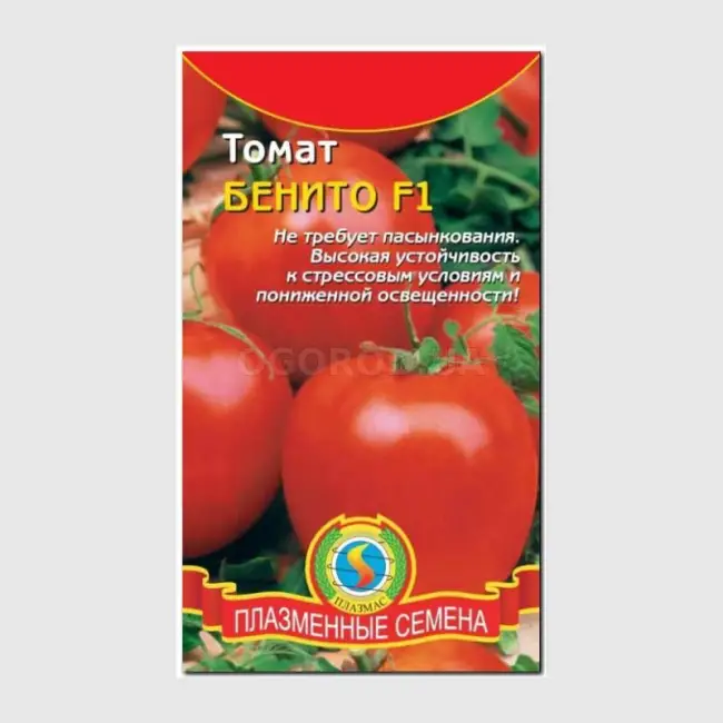 Томат «Бенито F1»: описание сорта, характеристики и фото помидоров Русский фермер