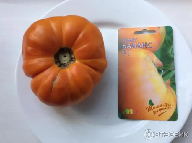 Отзыв о Семена томата ИП Мязина Л.А. «Баланс F1» | Необыкновенно вкусный, сладкий томат.
