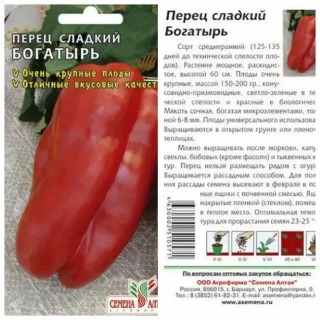 Описание и характеристика сорта