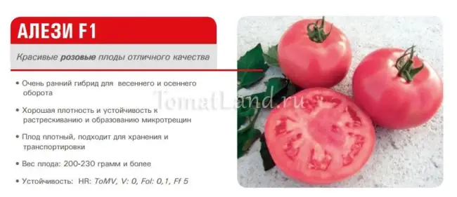 Описание и характеристика сорта томата Алена люкс, отзывы, фото