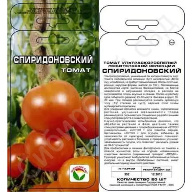 Описание низкорослого штамбового томата Спиридон и выращивание своими руками на участке